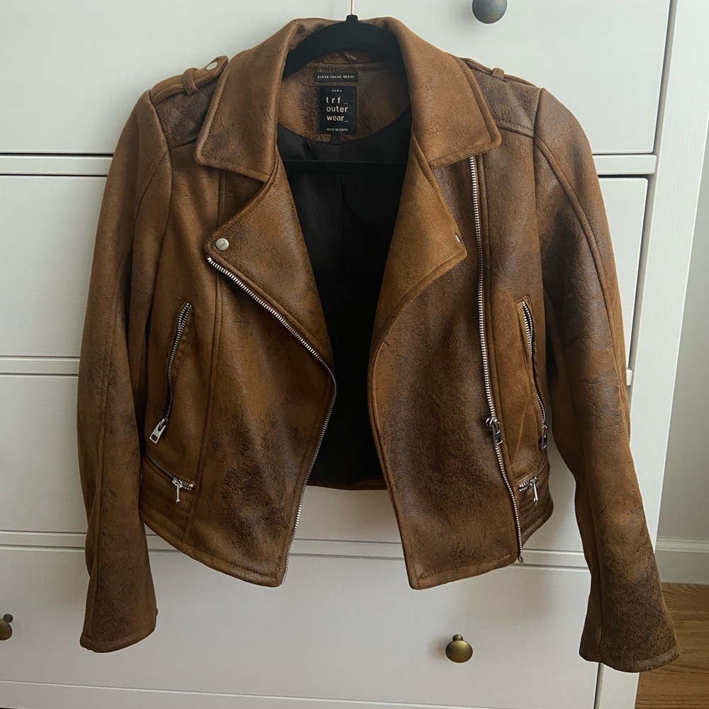Zara vintage biker jacket